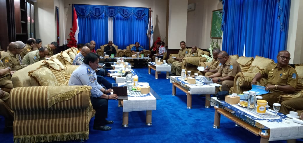 Melihat Kesiapan PON XX 2020, Komisi IV DPRP Sambangi Pemkab Jayapura. Selasa 3 Maret 2020 (4)