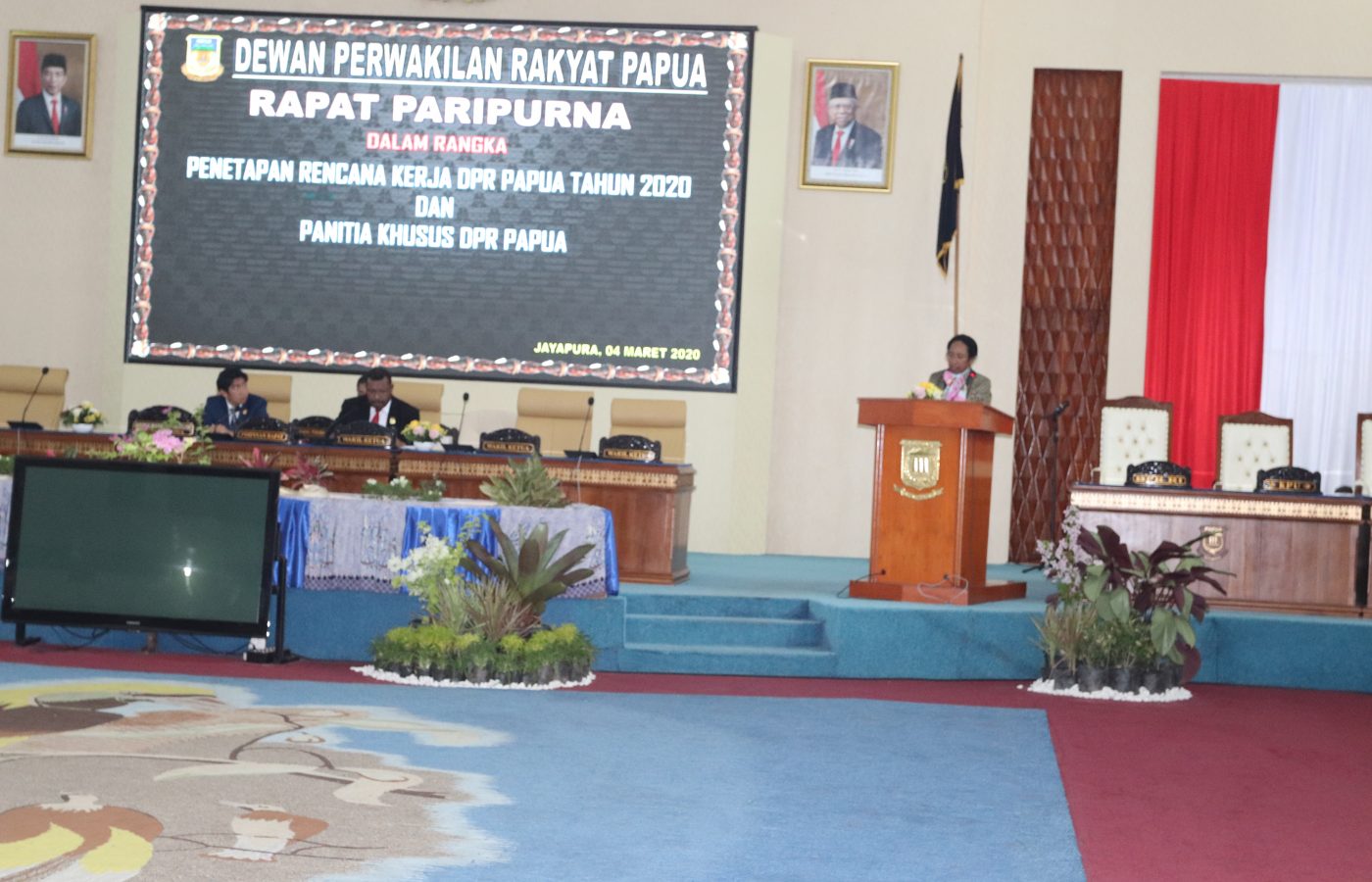 PENETAPAN RENCANA KERJA DPR PAPUA TAHUN 2020 DAN PANITIA KHUSUS DPR PAPUA. Rabu 4 Maret 2020 (8)