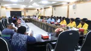 Penyampaian Aspirasi Perwakilan Badan Eksekutif Mahasiswa (BEM) Kota Jayapura. Selasa, 17 Maret 2020 (2)