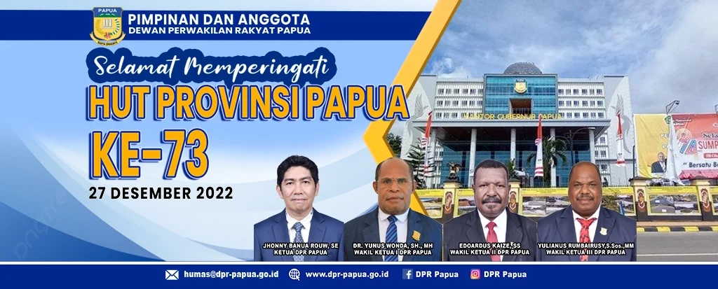 banner 7 dpr papua