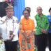 Sekwan DPR Papua,Dr.Juliana J.Waromi.SE., M.Si, Mendampingi Pj Gubernur Papua,Dr.Drs.Agus Fatoni.M.Si.