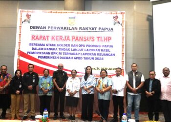Rapat Koordinasi Pansus DPR Papua dan KPU Papua.