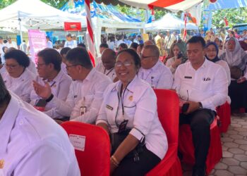 Sekretaris DPR Papua, Dr.Juliana J.Waromi, SE., M.Si, Mengikuti Kegiatan Peluncuran Kelembagaan 80.000 Koperasih.