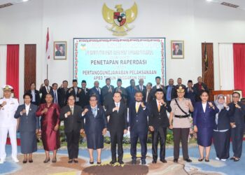 Penutupan Rapat Paripurna DPR Papua Dalam Rangka Penetapan Raperdasi