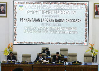 Laporan Badan Anggaran DPR Papua Terhadap Rancangan Peraturan Daerah