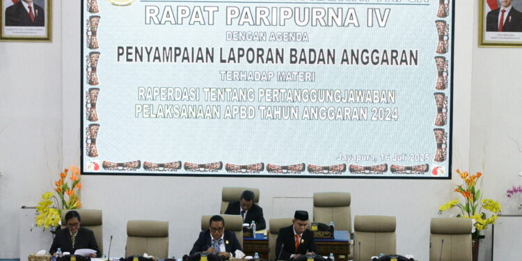 Laporan Badan Anggaran DPR Papua Terhadap Rancangan Peraturan Daerah