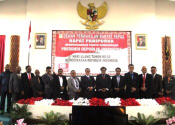 DPR Papua,Menggelar Sidang Paripurna, untuk mendengarkan Pidato Kenegaraan Presiden  RI.