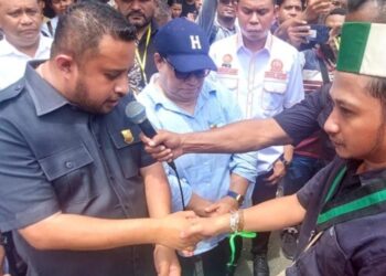 Aksi Demo Cipayung Plus Kota Jayapura dan Provinsi, Berakhir Damai.